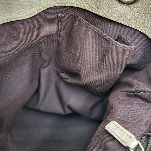 GUCCI PM CANVAS LEATHER TOTE BAG...Authentic w/ COA.... - Picture 12 of 15